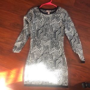 Forever 21 Patterned Sweater Dress